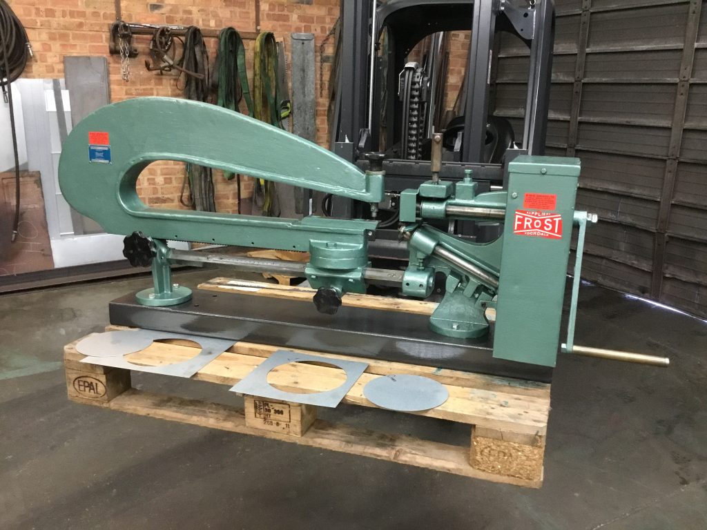 FROST Circle Cutter in the WNS workshop.