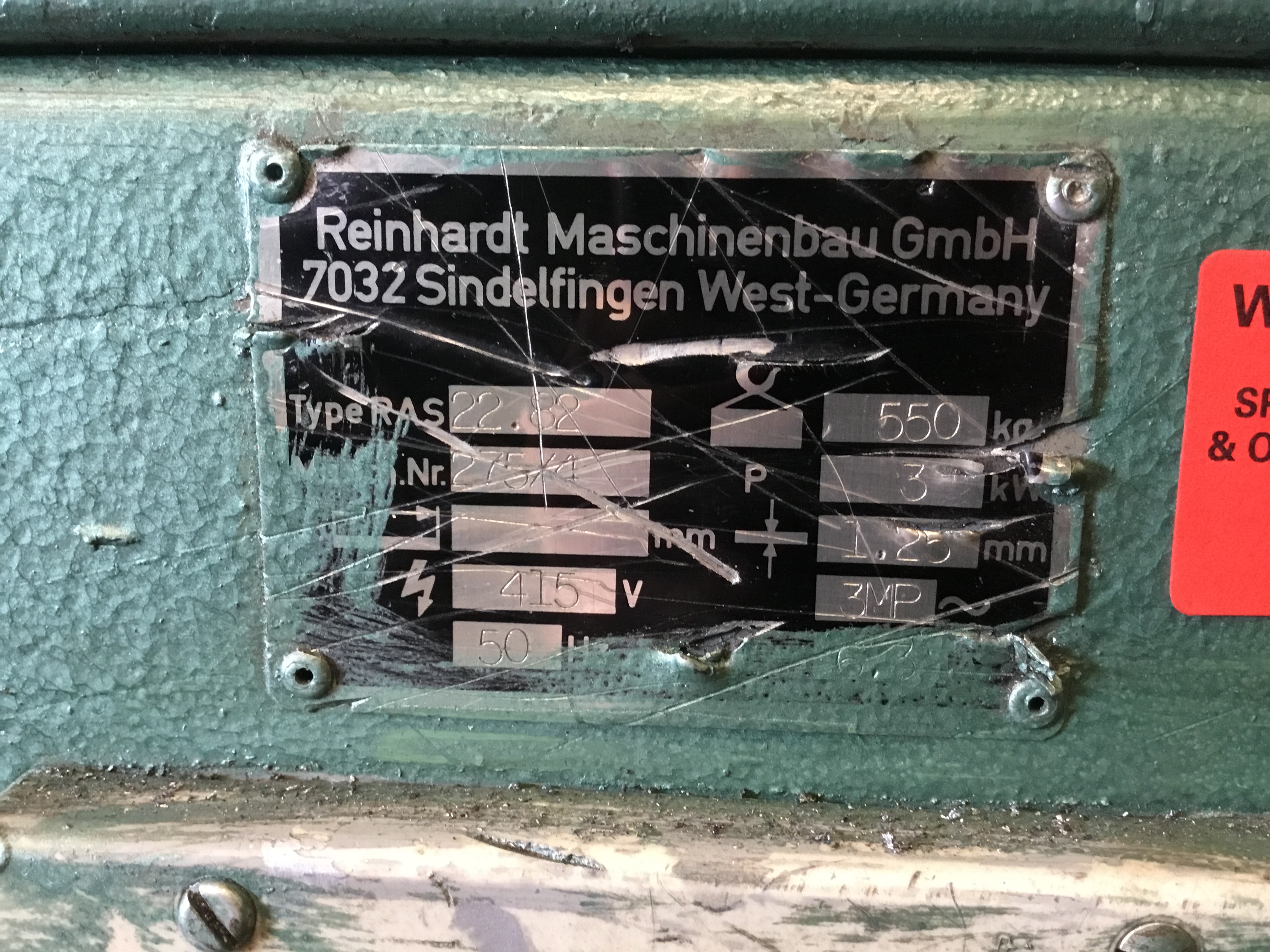 ras-ductseamer-2282-ref-066 (2) USED/RECONDITIONED - RAS DUCTSEAMER 22.82 (REF: 066)