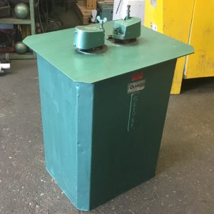 USED OLIVER 20SWG BUTTON PUNCH SNAP LOCK DOUBLE HEADED POWER FLANGER (DHPF01)