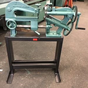 USED F J EDWARDS NO.2 HAND CIRCLE CUTTER ON STAND (ECC10)