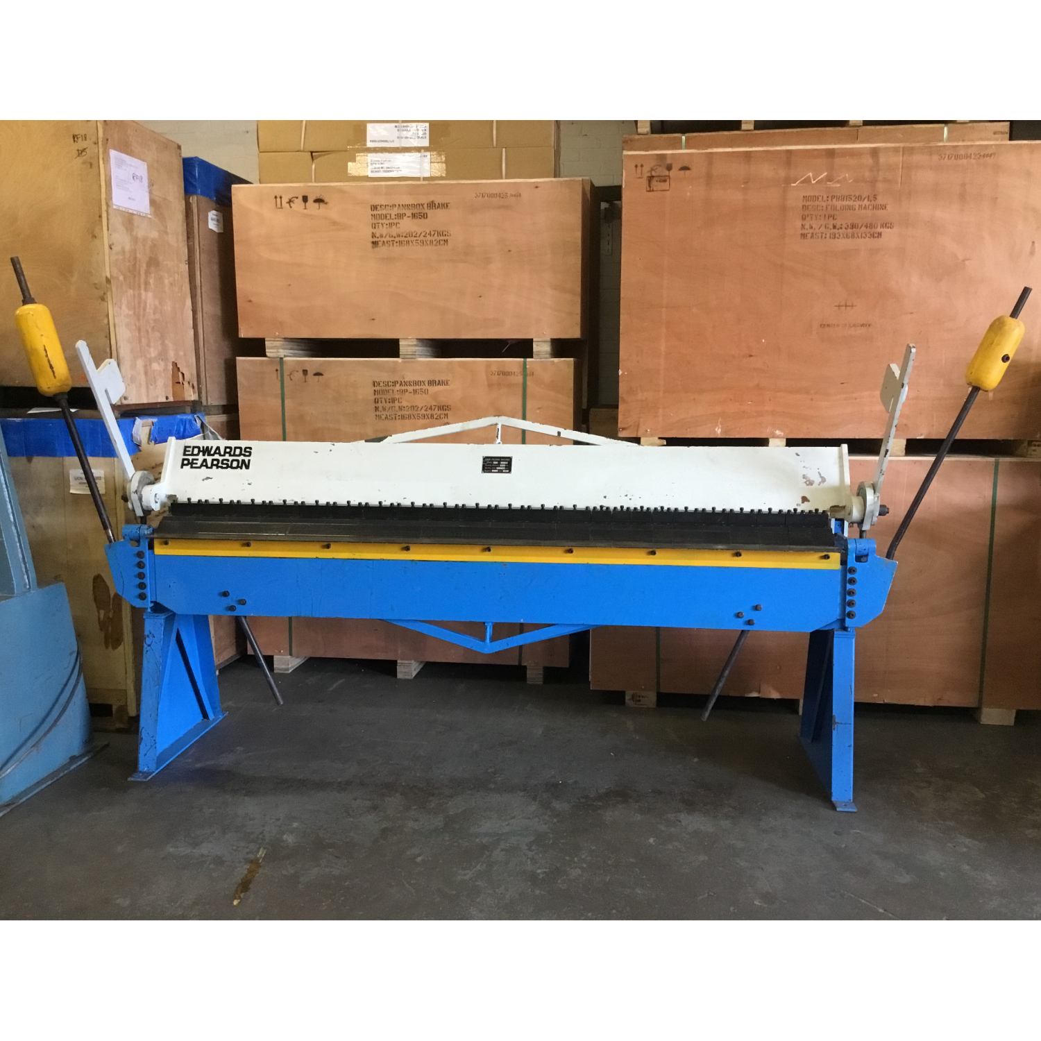 edwards-pearson-2500mm-box-pan-folder-ebpf10 USED EDWARDS PEARSON BOX & PAN FOLDER (EBPF10)