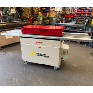 USED MORGAN RUSHWORTH RFX 9/1.2 18swg PITTSBURGH LOCK ROLLFORMER c/w RIGHT ANGLE FLANGE ROLLS (REF: 419)