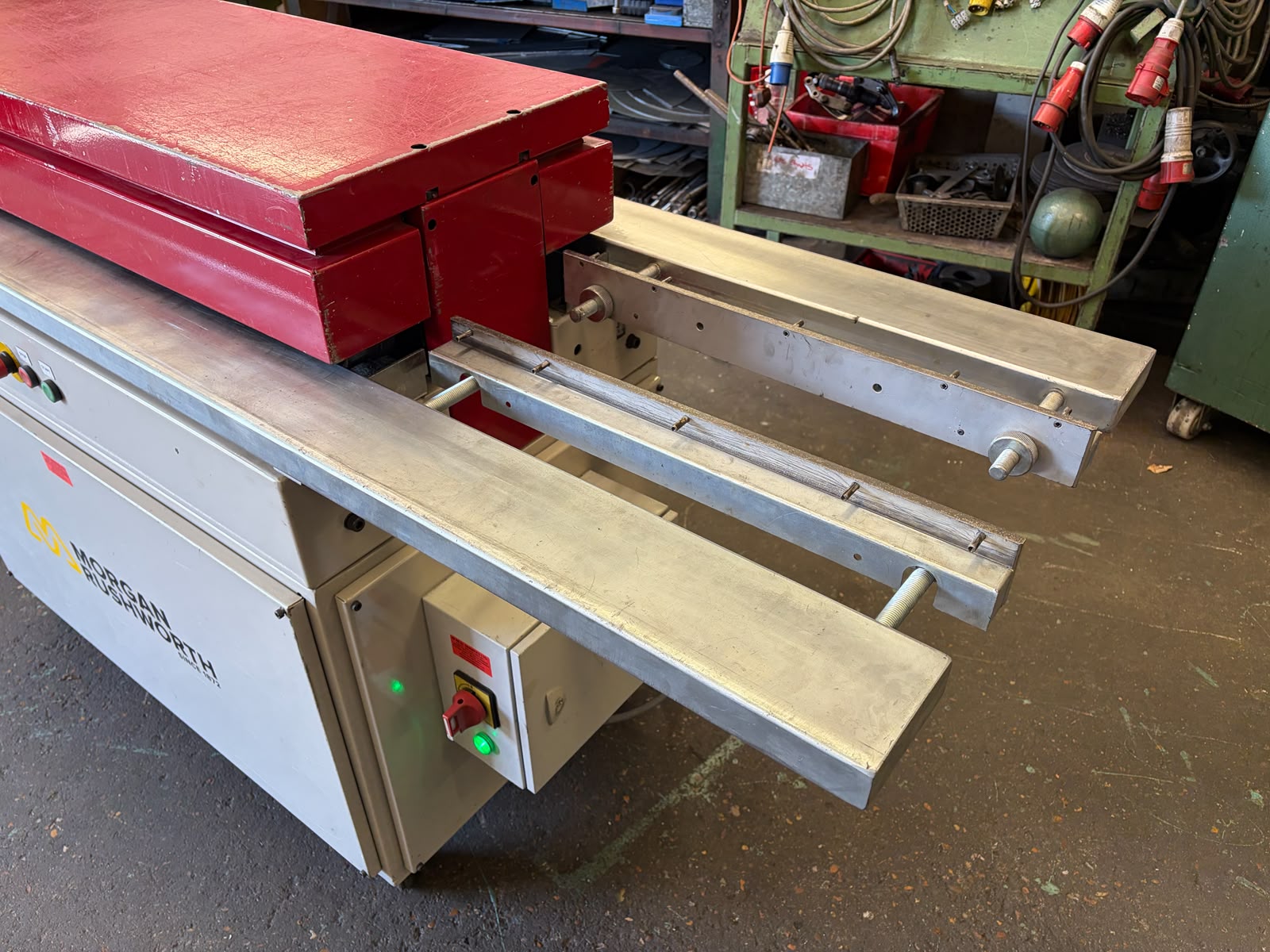 morgan-rushworth-rfx912-bpsl-ref-417 (18) USED MORGAN RUSHWORTH RFX 9/1.2 20SWG BUTTON PUNCH SNAPLOCK ROLLFORMER (REF: 417)